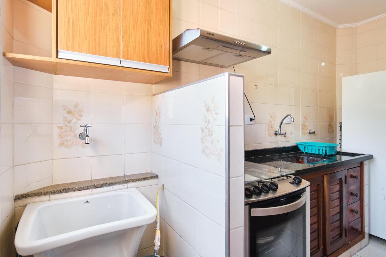 Apartamento A 100 Metros Da Praia, Bem Localizado, Com Ar Condicionado E Wi-Fi - 14 - Edificio Lenamar II Ubatuba Exteriér fotografie