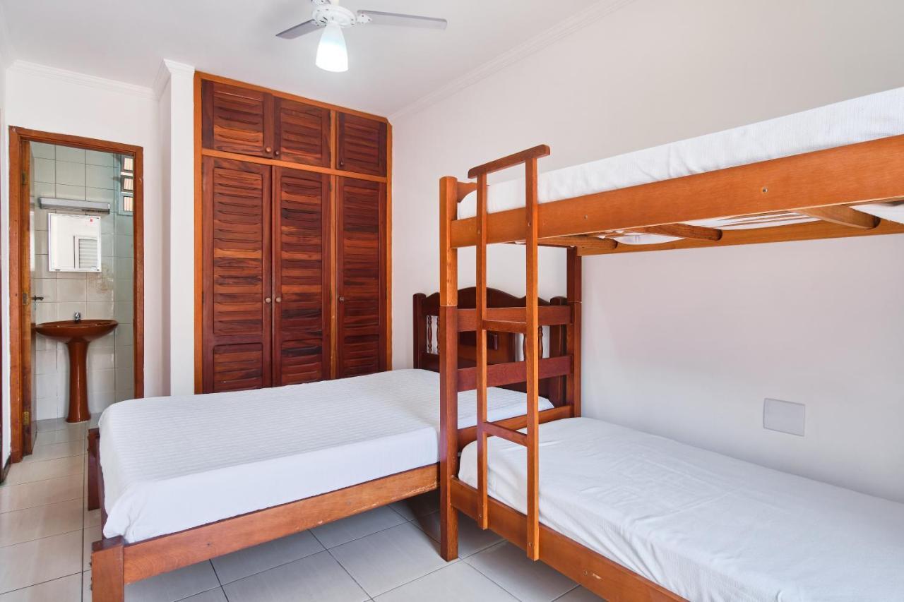 Apartamento A 100 Metros Da Praia, Bem Localizado, Com Ar Condicionado E Wi-Fi - 14 - Edificio Lenamar II Ubatuba Exteriér fotografie